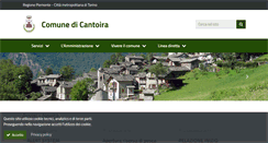 Desktop Screenshot of comune.cantoira.to.it